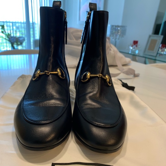 Gucci - Jordaan Leather Bootie - Picture 5 of 7